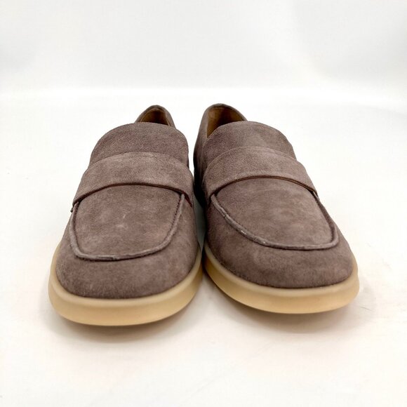Vince Big Sur Suede Loafer Size 8.5M Smoke Grey Leather Lining Arch Support main image 12
